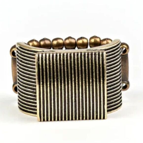 In Grate Measure Brass Ring (112) - Picture 2 of 3